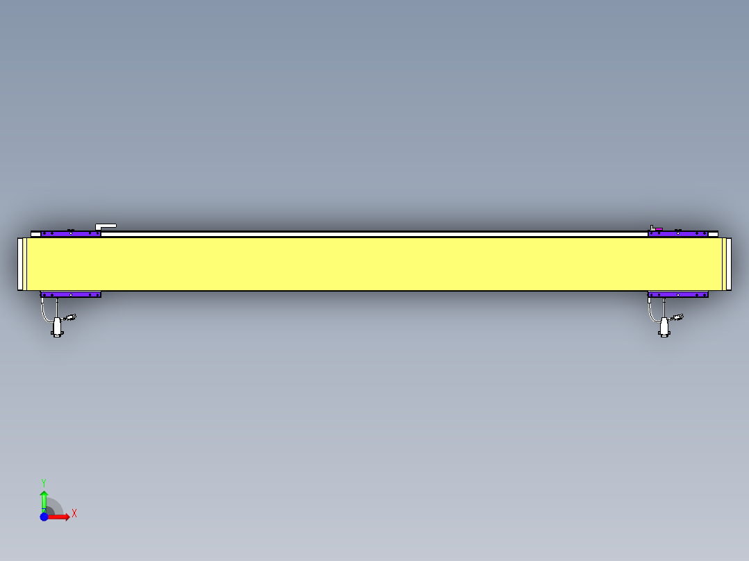 威洛博VL系列直线电机模组-2VL14S2-S1400前视图