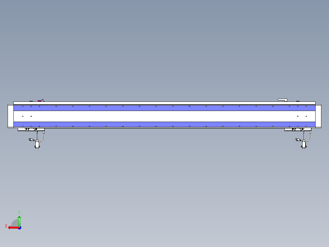 威洛博VL系列直线电机模组-2VL14S2-S1400后视图