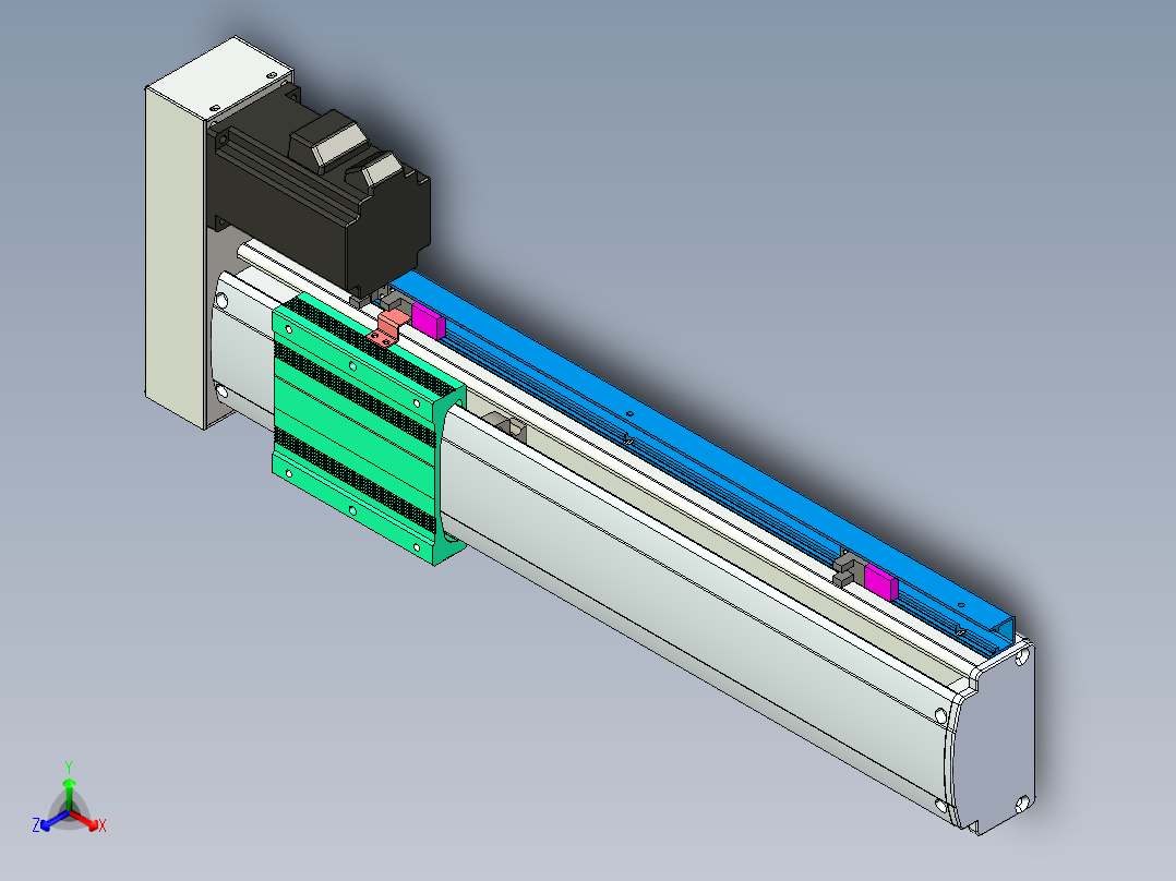 威洛博VF10-L16-C-S300-BR-P40-C4正等轴测图