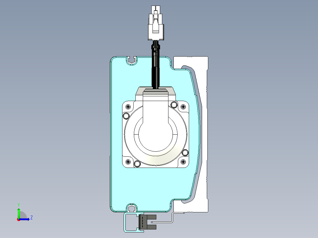 VF丝杆传动-一般环境VF14-Lxx-C-S1400-BC-ZP40-C3左视图