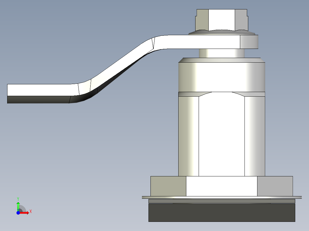 鎖(A)5572-3D多系列多零件图纸模型前视图