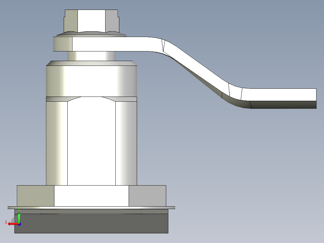 鎖(A)5572-3D多系列多零件图纸模型后视图