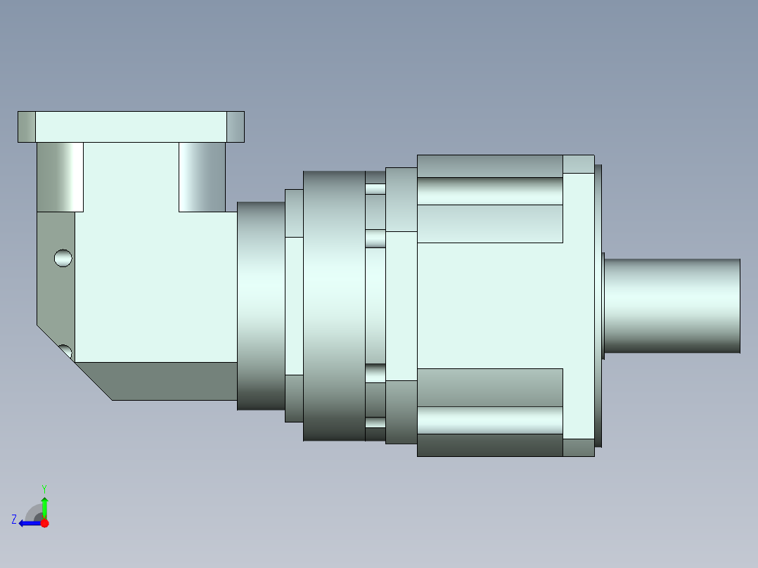 直齿ZPLX240-L3 35-114.3-200-M12.stp右视图