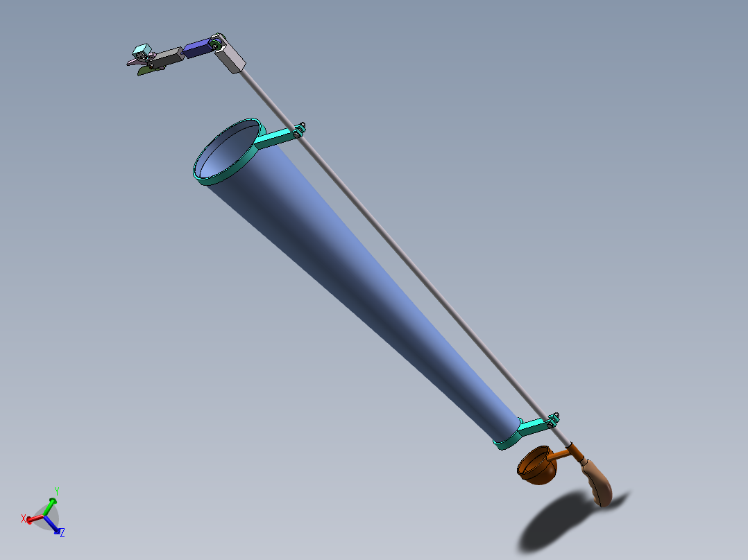 水果采摘<span style='color: red'>机械手</span>模型SW三维+CAD==701228==100