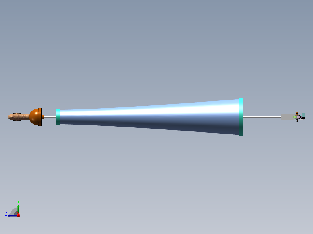 水果采摘机械手模型SW三维+CAD==701228==100右视图