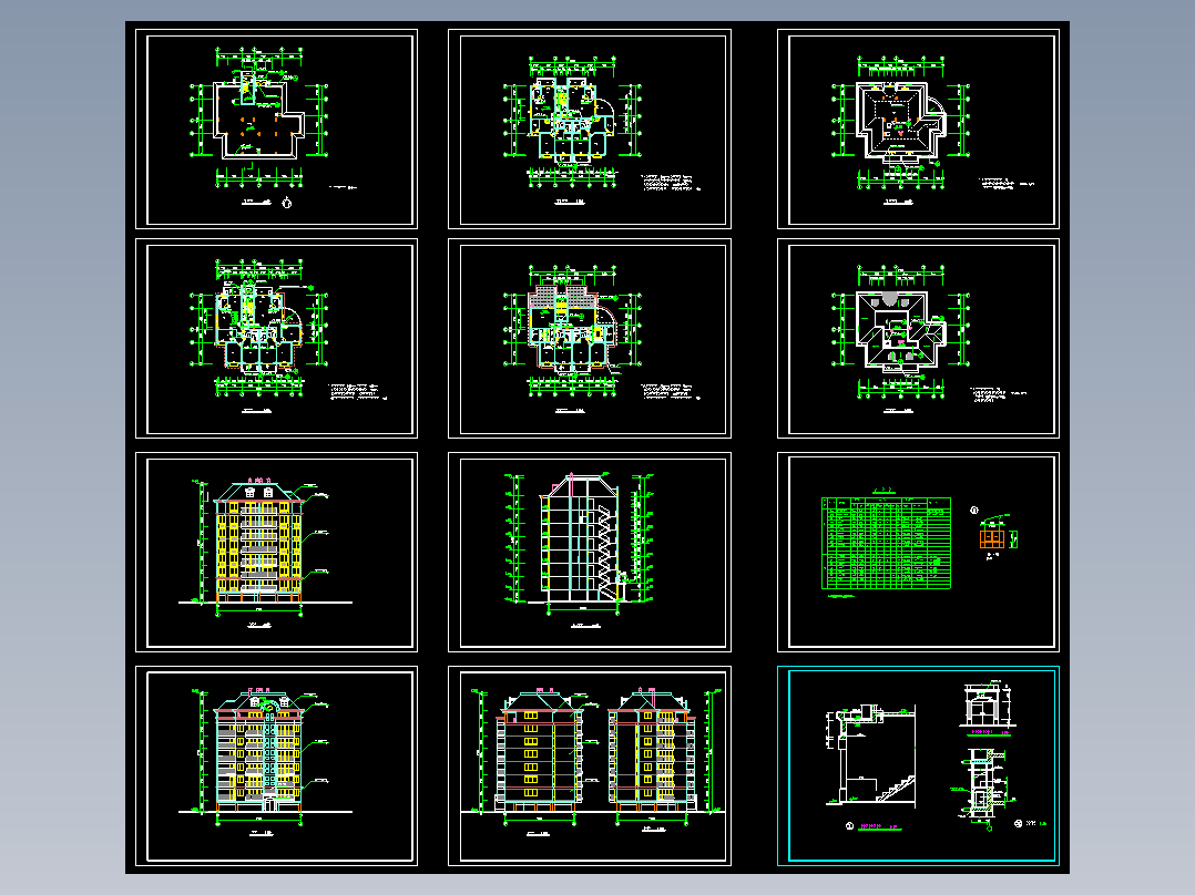 高层住宅建筑图四