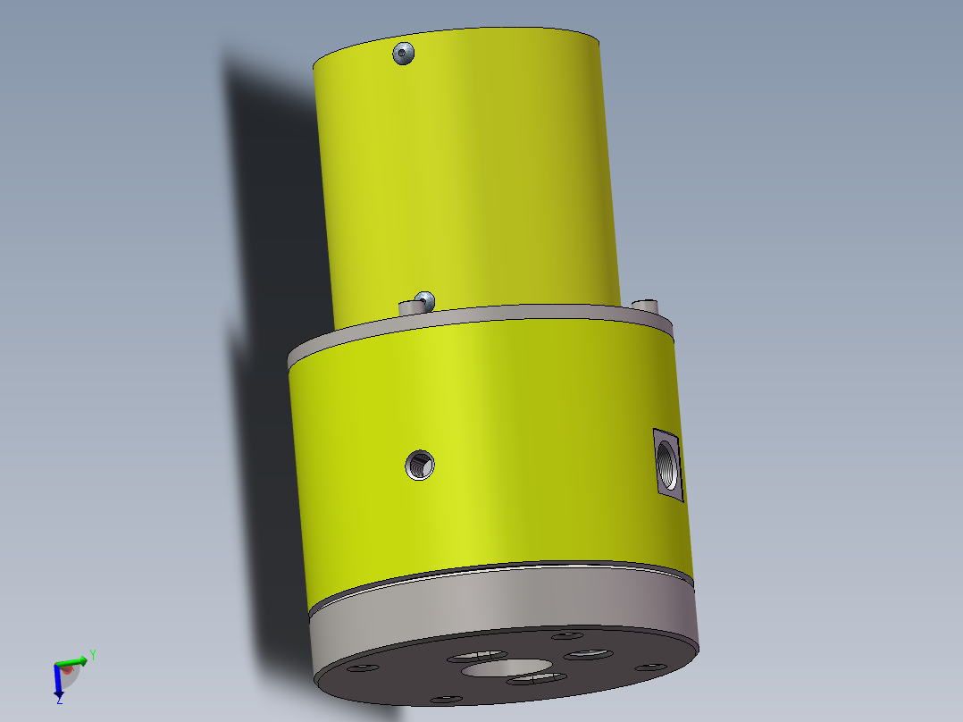 电液滑环（sw15可编辑+工程图）