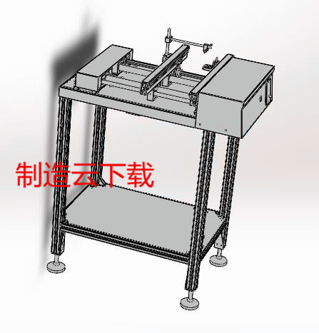 流水线ICT前接驳台完整模型3D模型
