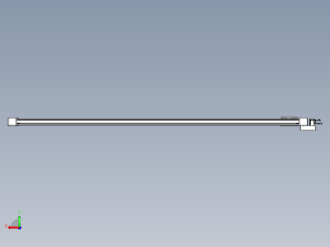 威洛博LB.GB同步带传动--欧规系列GB8-L96-S3100-BL-P40后视图
