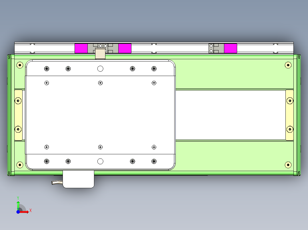 威洛博LC系列3d模型模组LC17E2Y-S150前视图