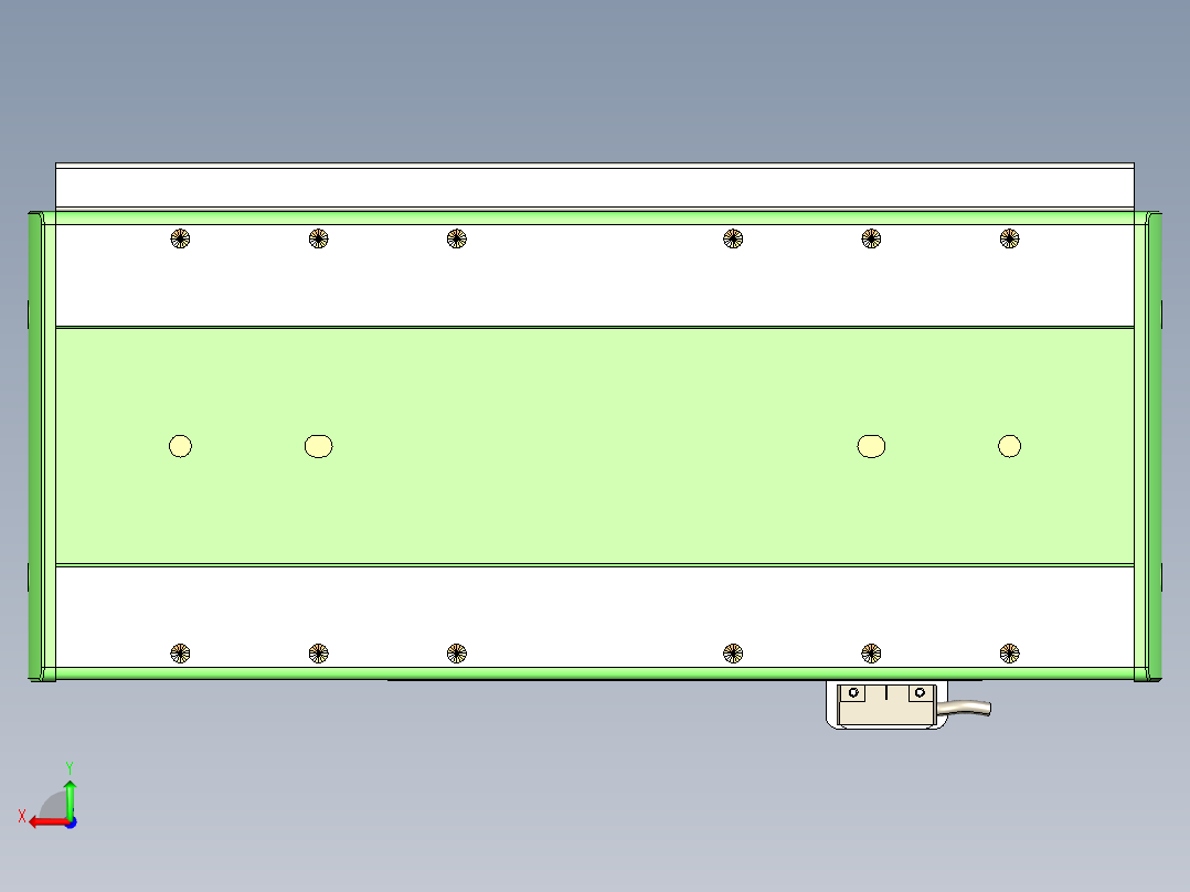 威洛博LC系列3d模型模组LC17E2Y-S150后视图