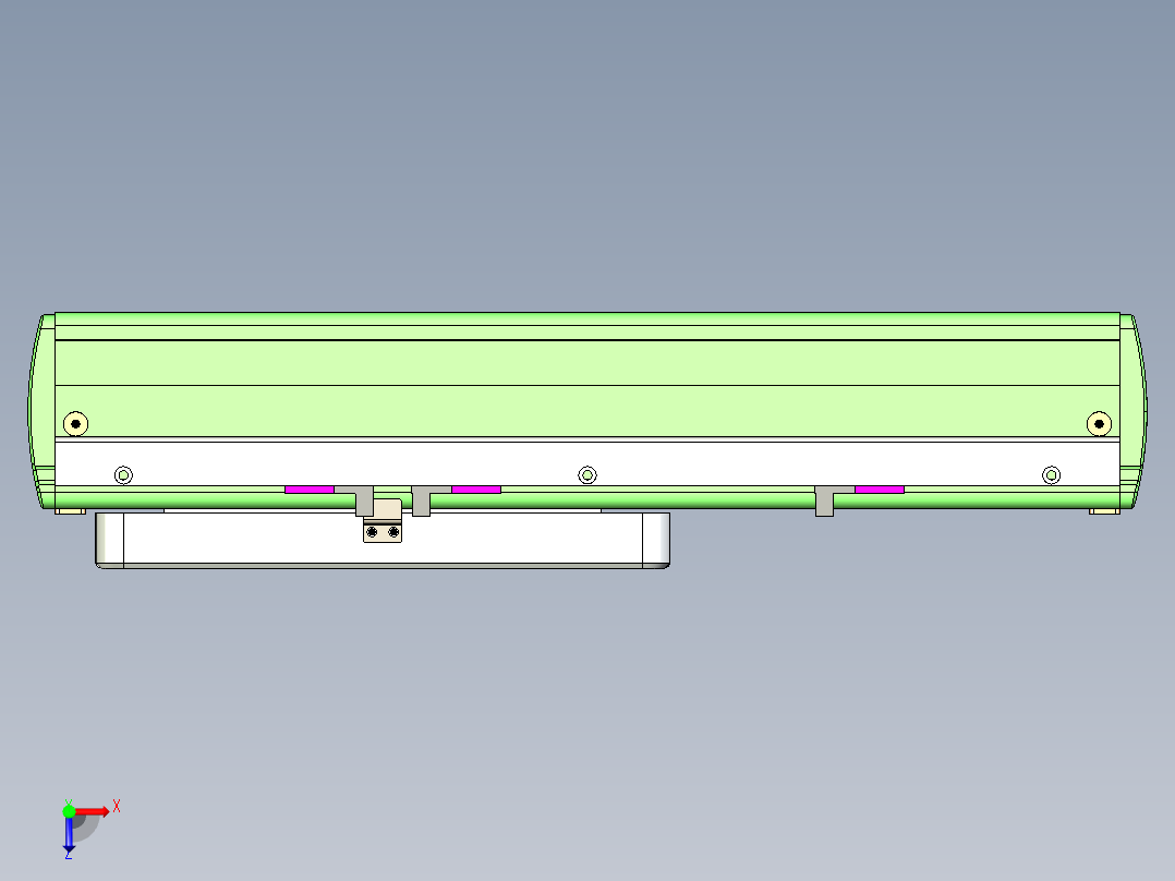 威洛博LC系列3d模型模组LC17E2Y-S150俯视图