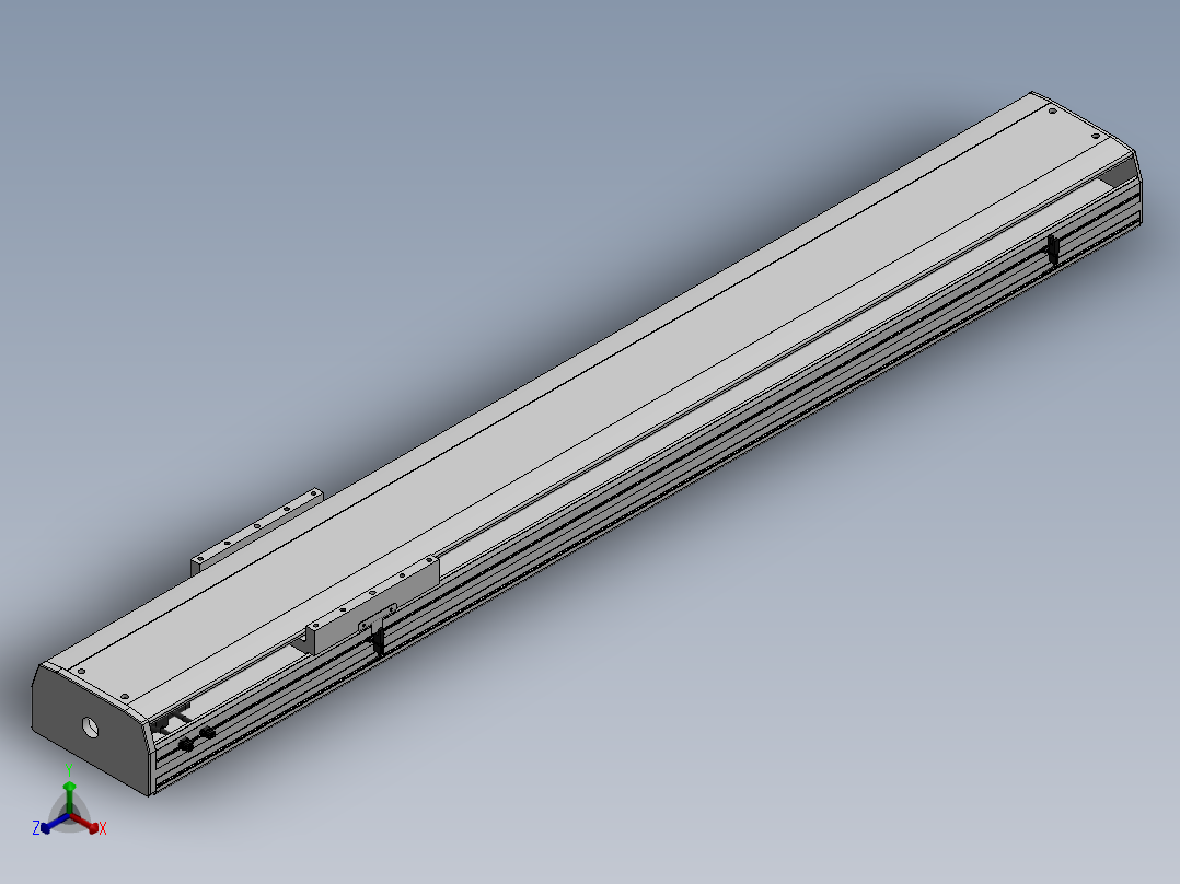 精密模组MY220-T10-1250L-M-P75B-C4-C正等轴测图