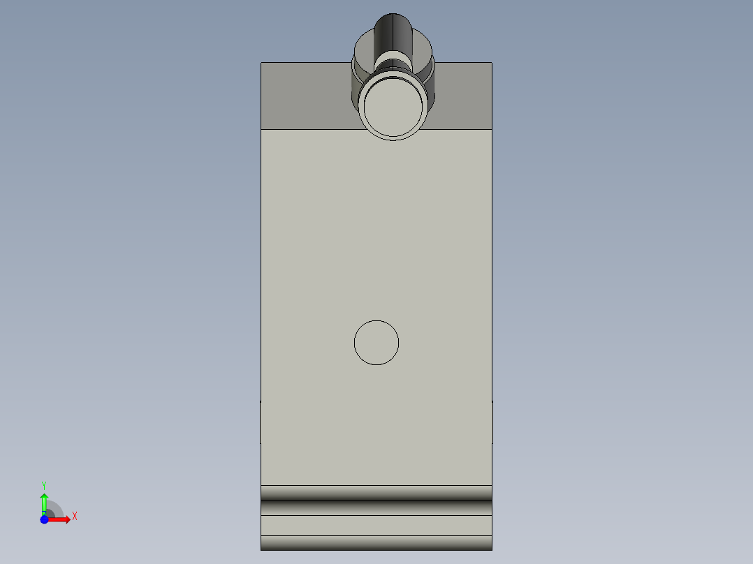 基恩士LJ-G080_kc图纸模型前视图