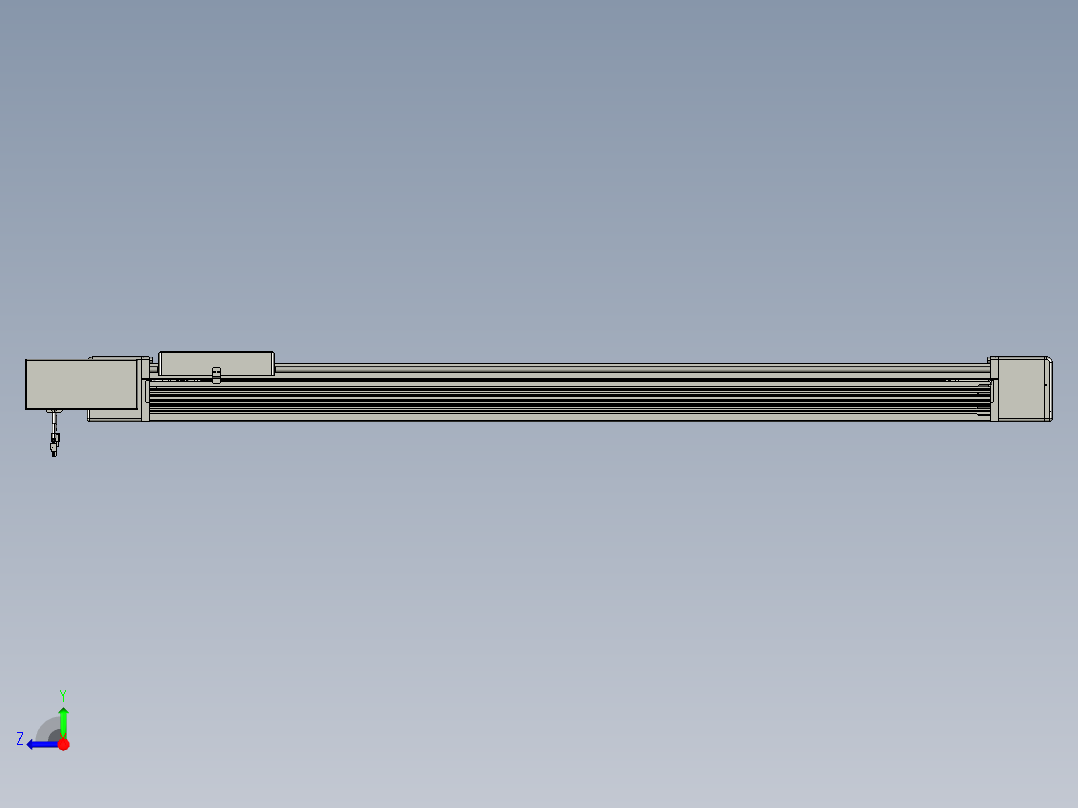威洛博直线电机模组EB16-L208-S1300-BL-ZP75-MS3-5K右视图