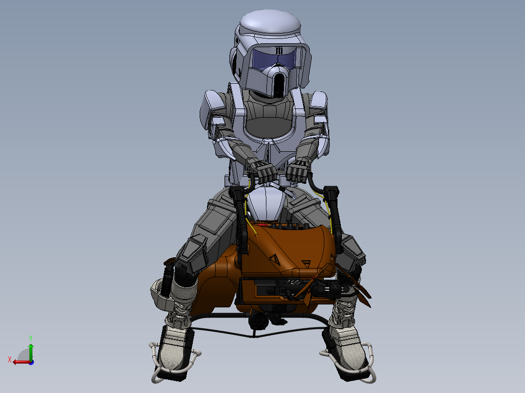 斯考特骑兵自行车星球大战后视图