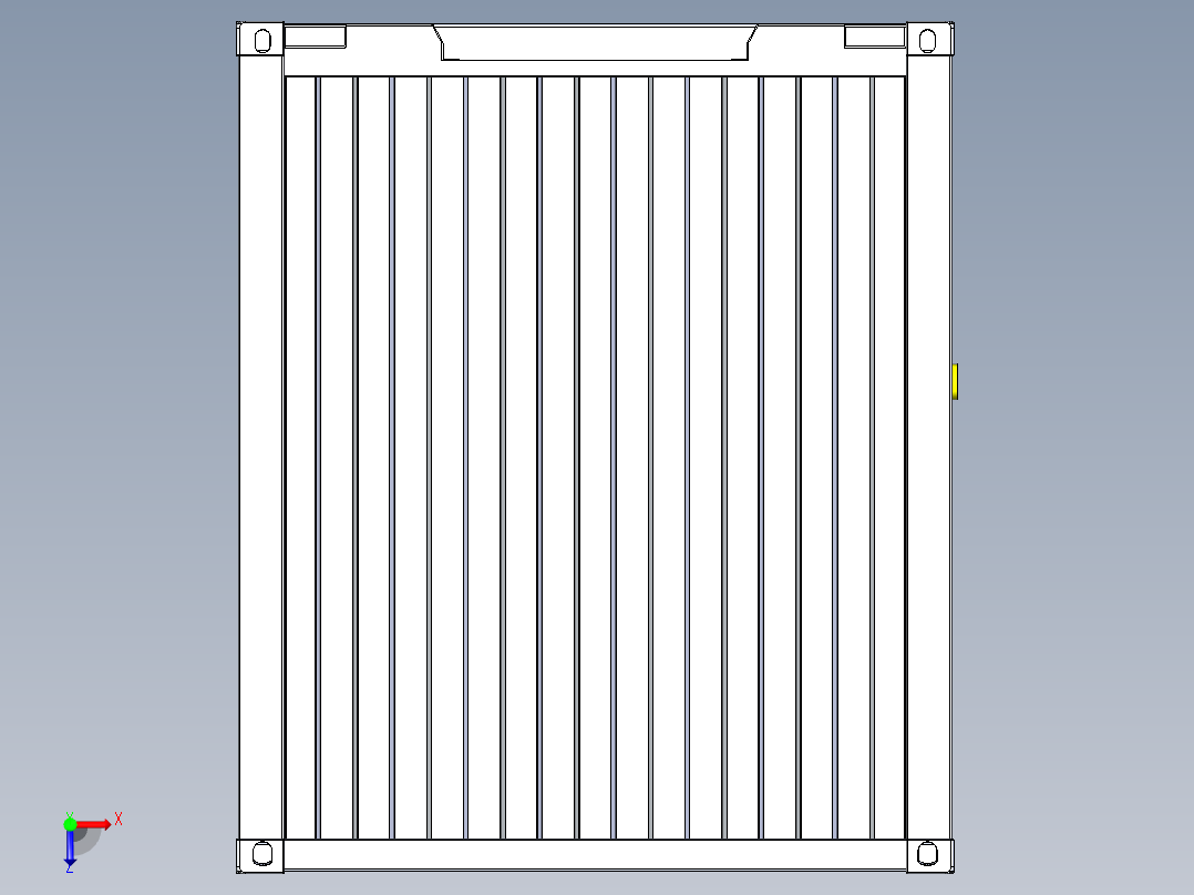 养鱼场集装箱 STEP FCStd俯视图