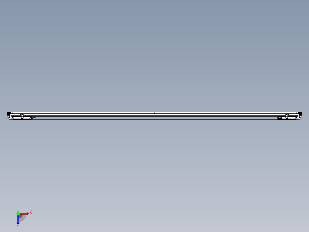 威洛博VL系列3d模型模组2VL14S2Y-S2450俯视图