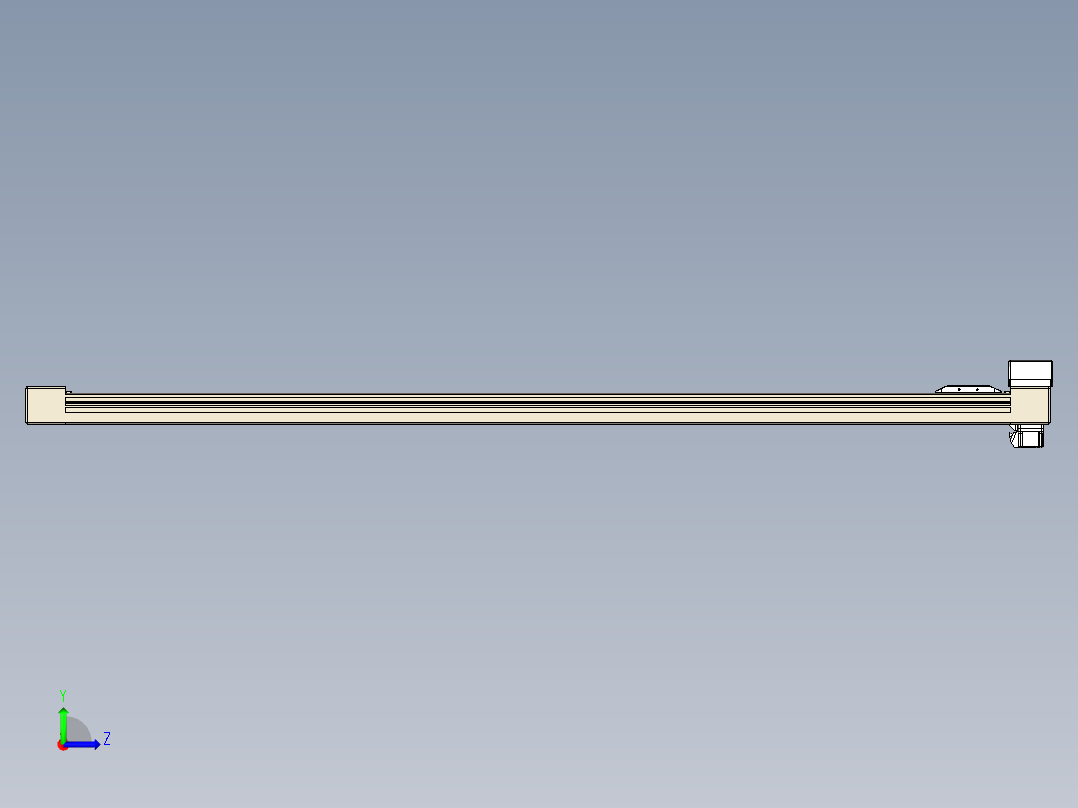 同步带全封闭直线模组TPA-HCB-65S-90-L1300-MR-C-P10-N3左视图