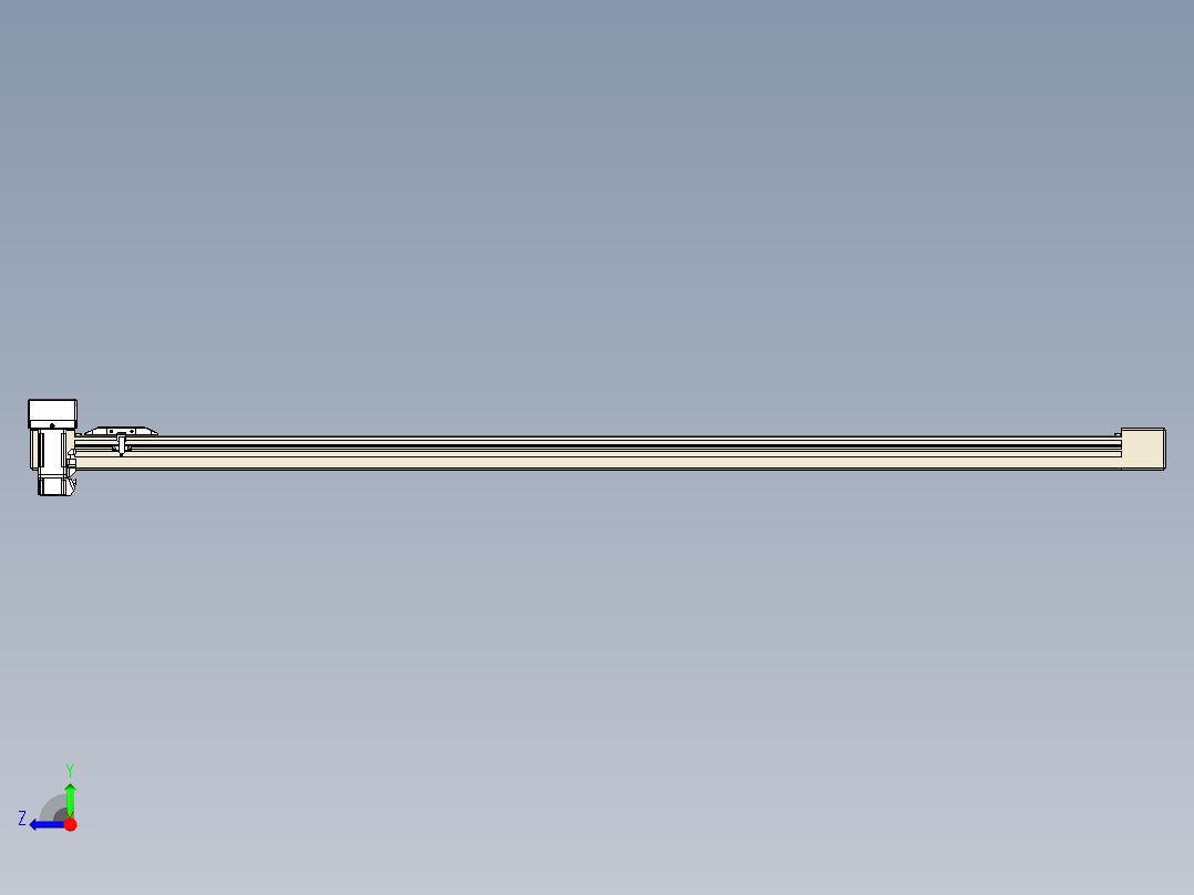 同步带全封闭直线模组TPA-HCB-65S-90-L1300-MR-C-P10-N3右视图
