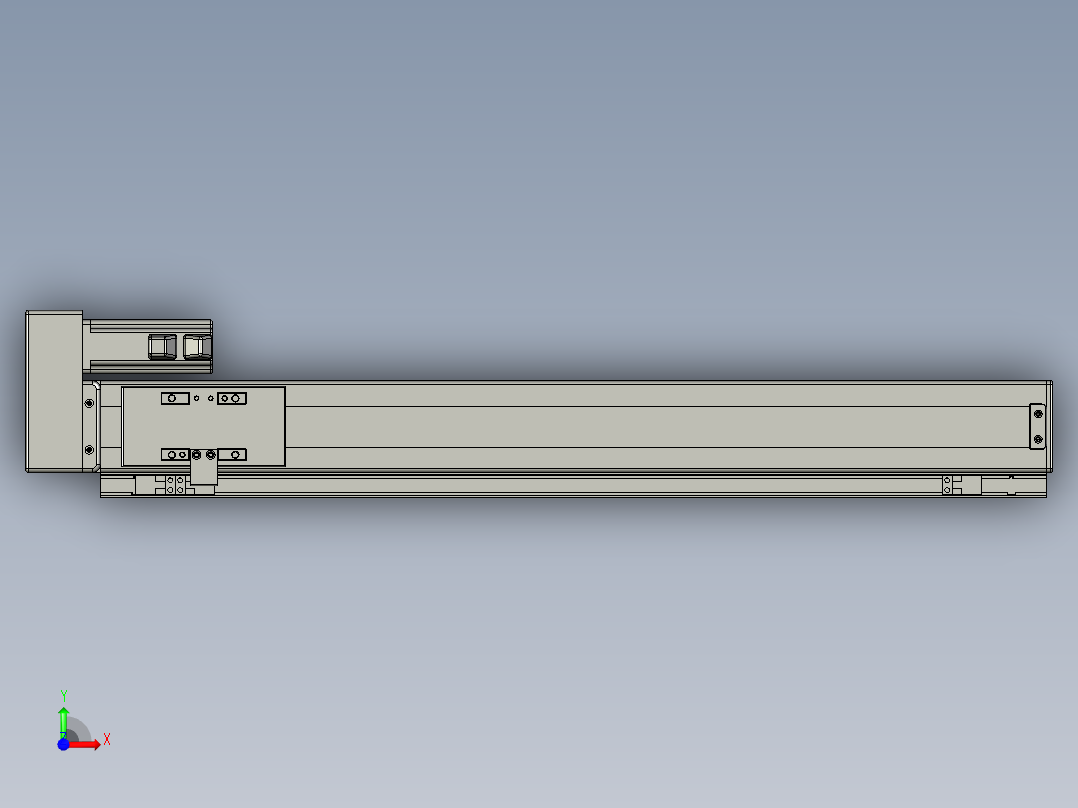 VF丝杆传动-一般环境VT6-L10-C-S520-BR-P10-D4前视图