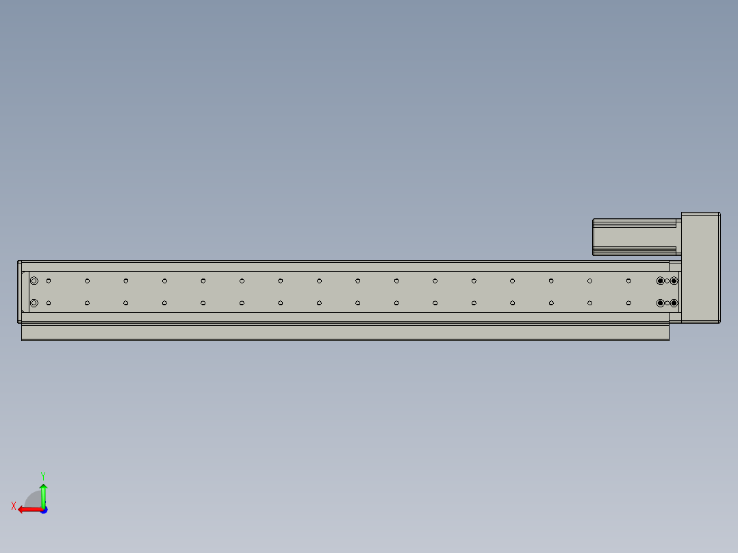 VF丝杆传动-一般环境VT6-L10-C-S520-BR-P10-D4后视图