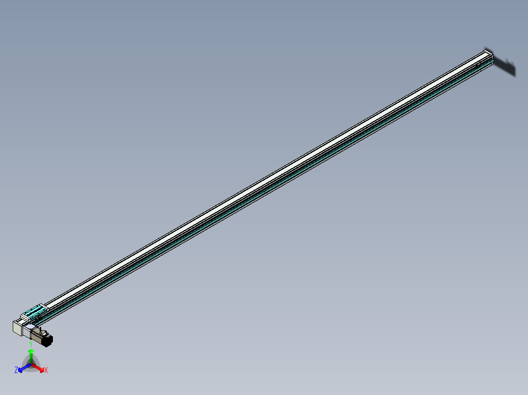 欧规系列-LB6A-L130-S3400-BL-ZP40-C3正等轴测图