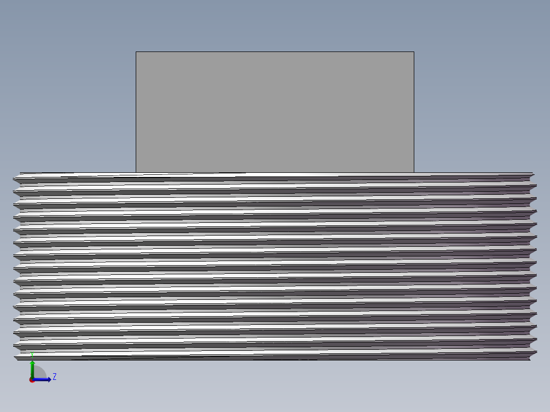 四角塞头 DN80左视图