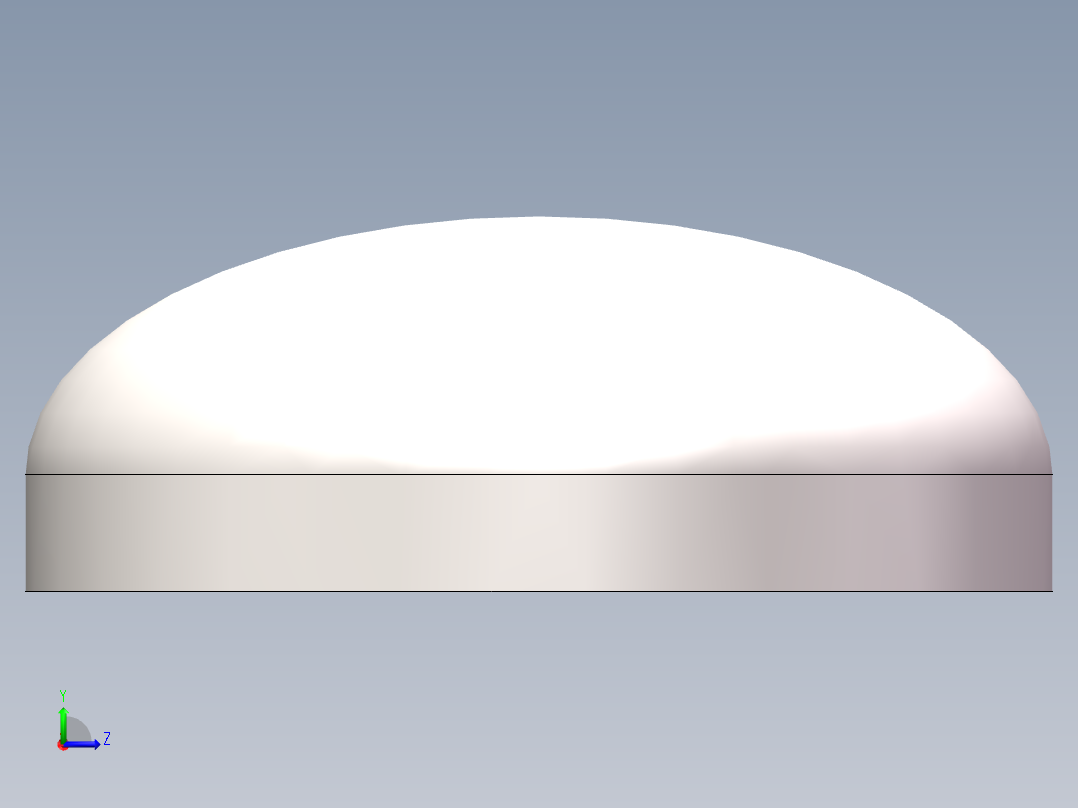 EHB椭圆形封头DN219左视图