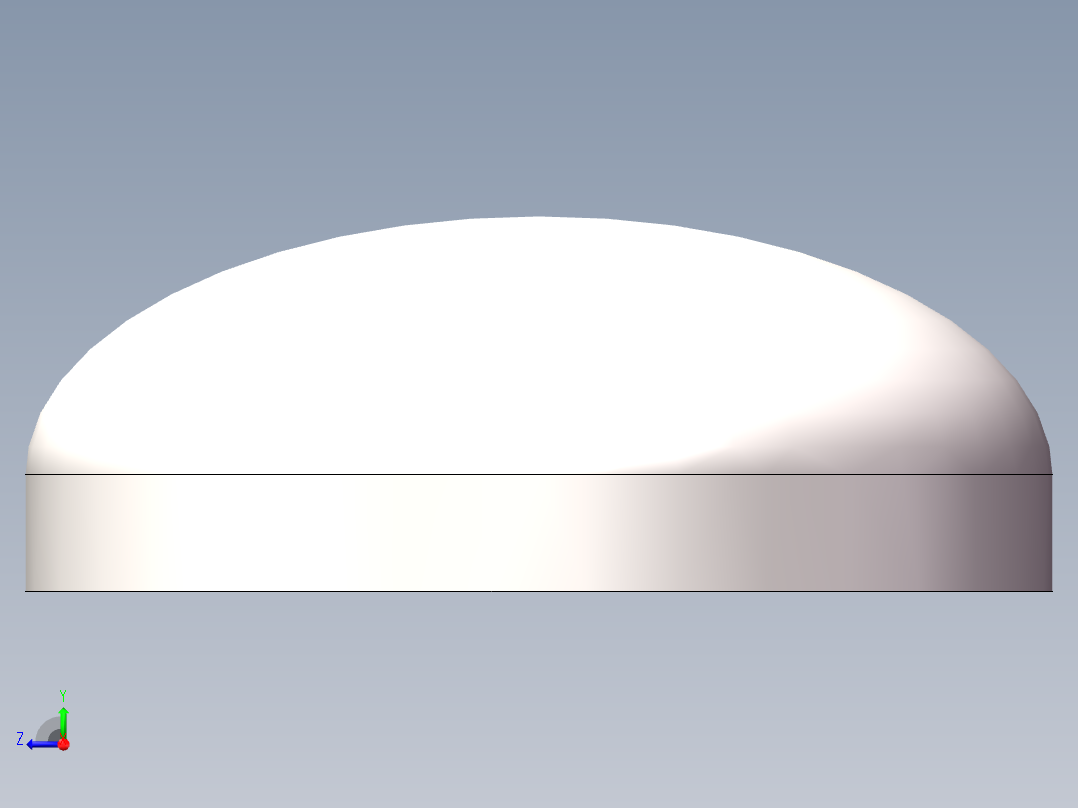 EHB椭圆形封头DN219右视图