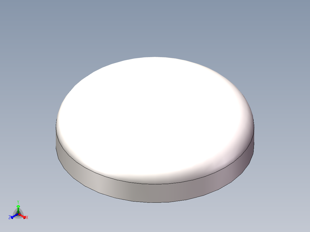 EHB椭圆形封头DN219正等轴测图