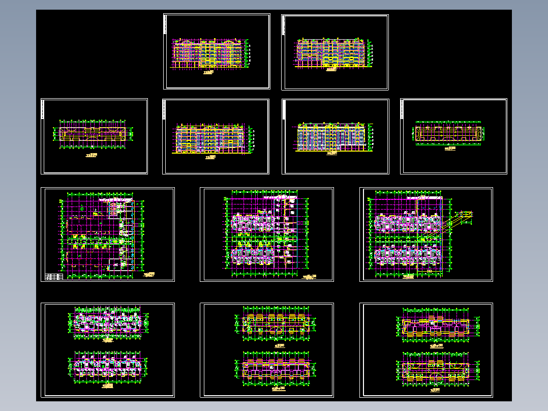 多层住宅楼建筑方案图