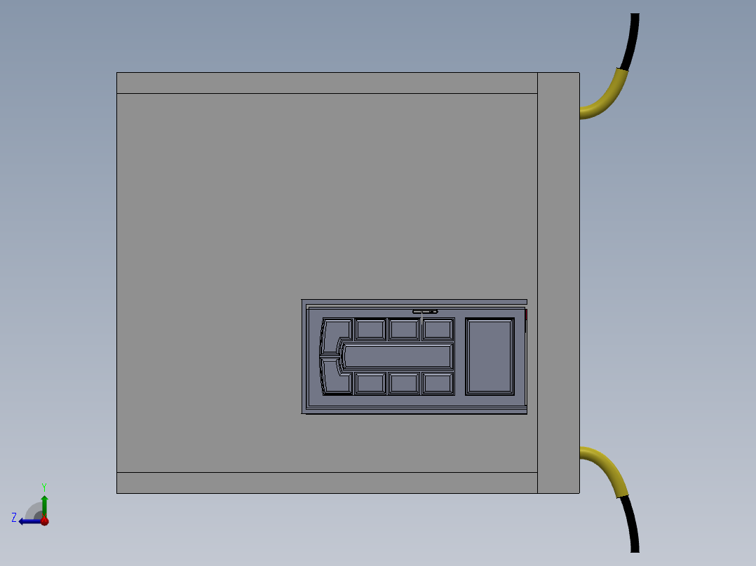 配电室主三维立体sw16可编辑右视图