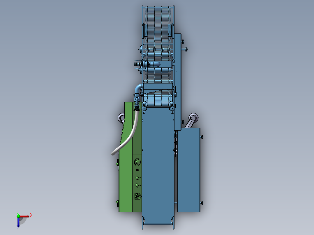 排料输送机sw20俯视图
