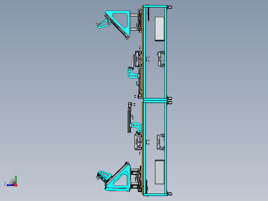 电路板自动检测生产设备sw17右视图