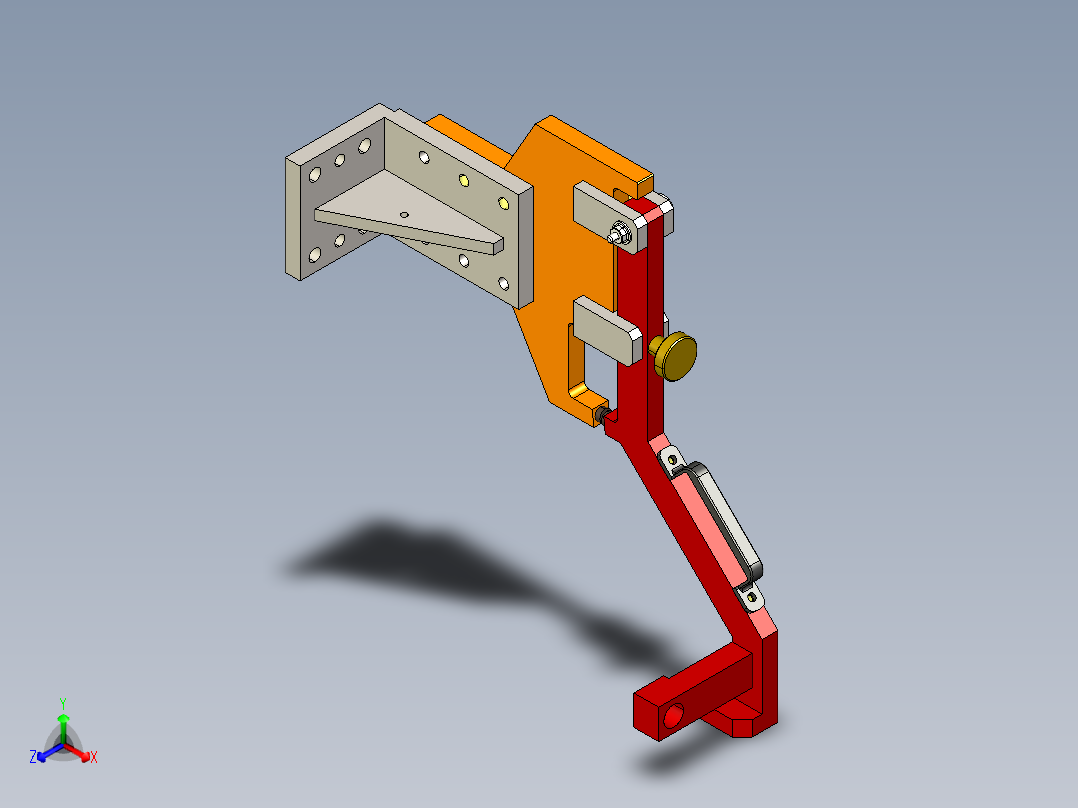 夹具<span style='color: red'>固定</span>座3D<span style='color: red'>模型</span>