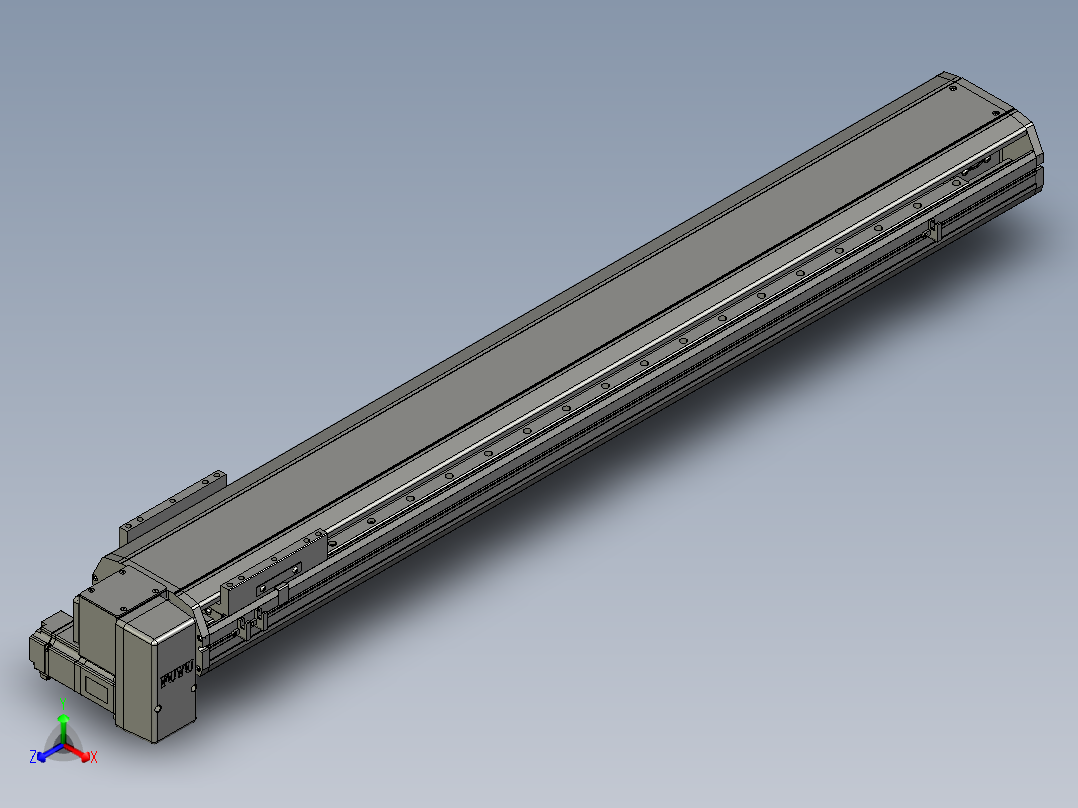 模组FTB17-RD-1000正等轴测图