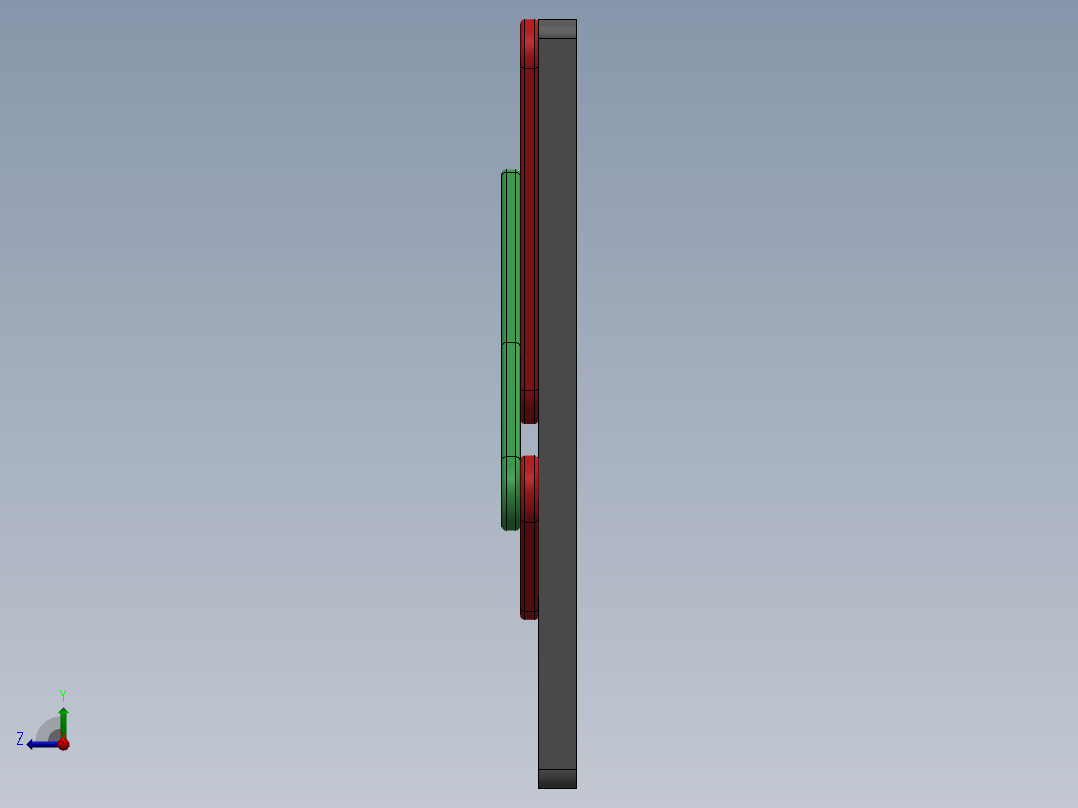 滑动连杆右视图