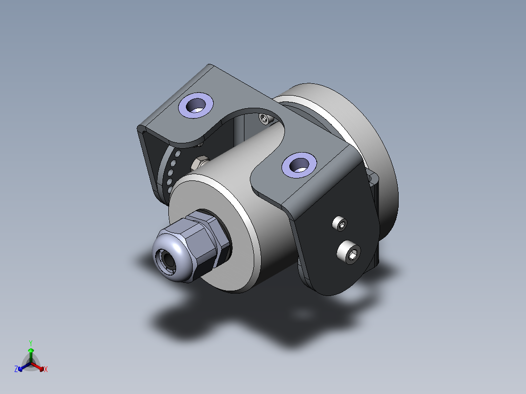 ADAS摄像机，IP69正等轴测图