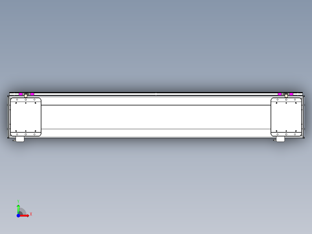 威洛博LC系列3d模型模组2LC22H1Y-S1150前视图