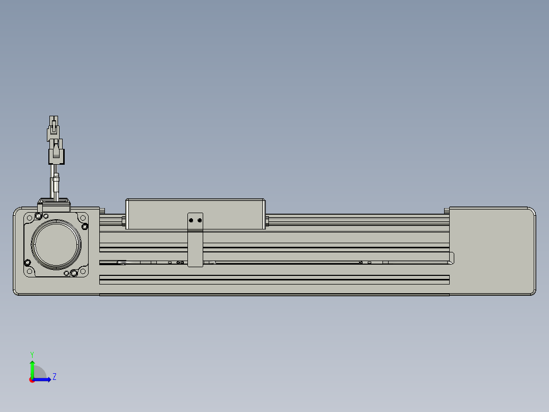威洛博直线电机模组EB6-L140-S150-L-P40-MS3左视图