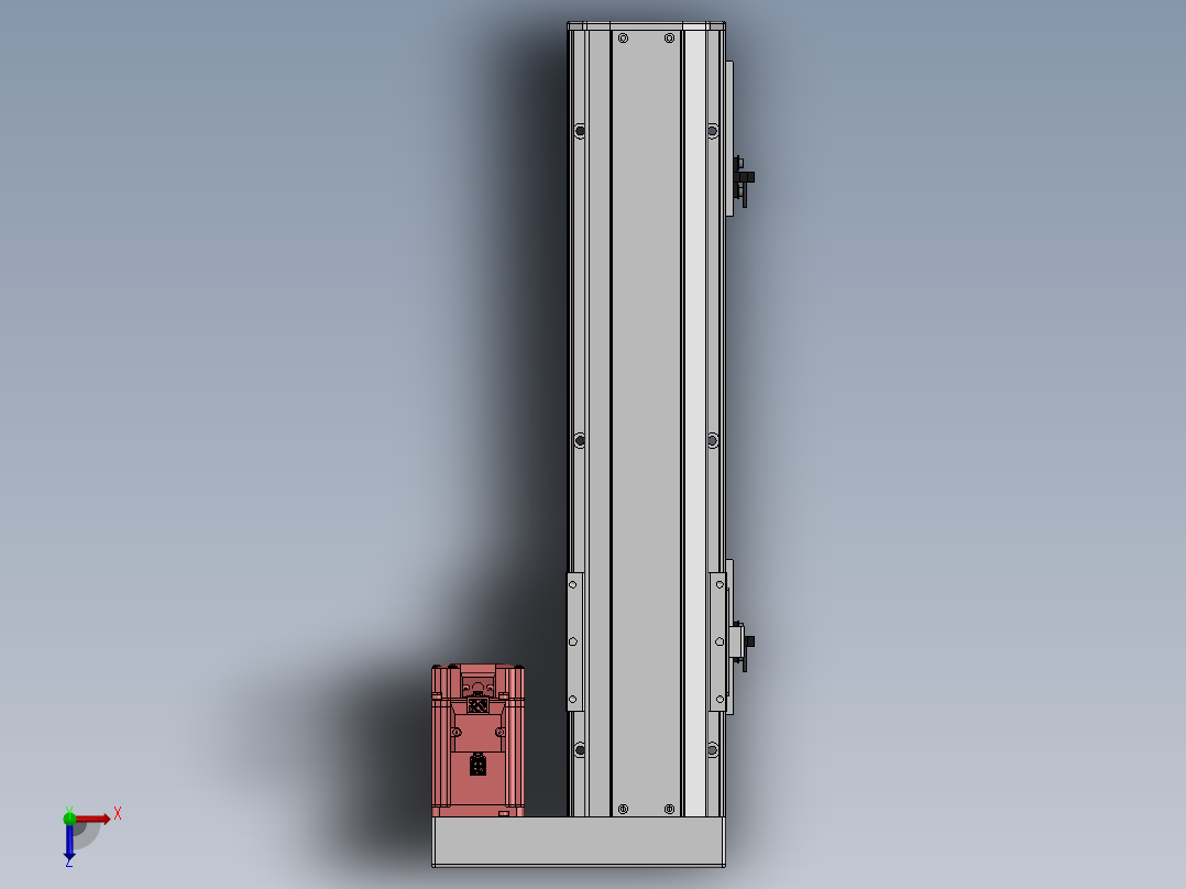 精密模组MY120-T10-300L-BR-P20B-C4-C俯视图