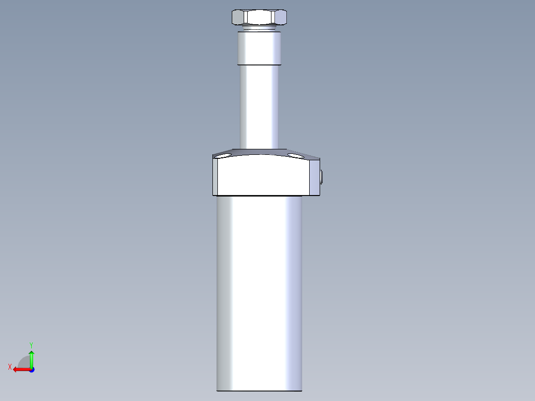 KOSMEKLHA0550-GR-Q40多系列多零件图纸模型后视图