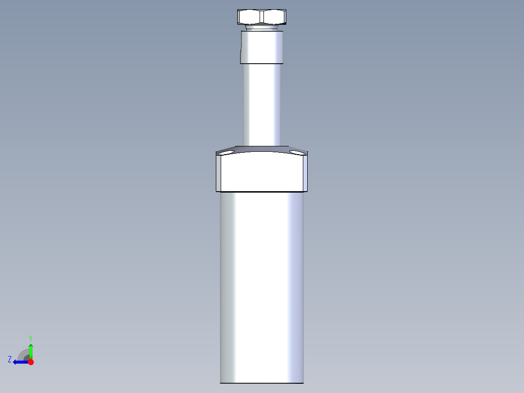 KOSMEKLHA0550-GR-Q40多系列多零件图纸模型右视图