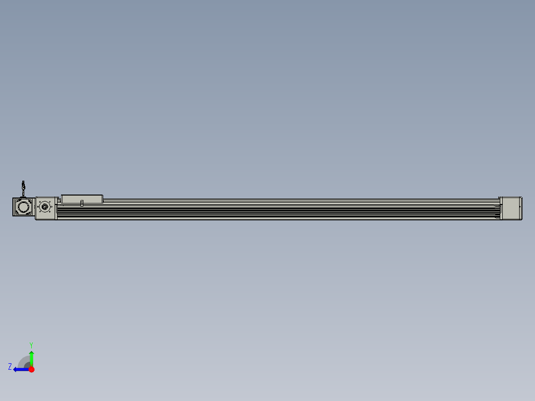威洛博直线电机模组EB16-L208-S2000-BR-ZP75-MS3-5K右视图