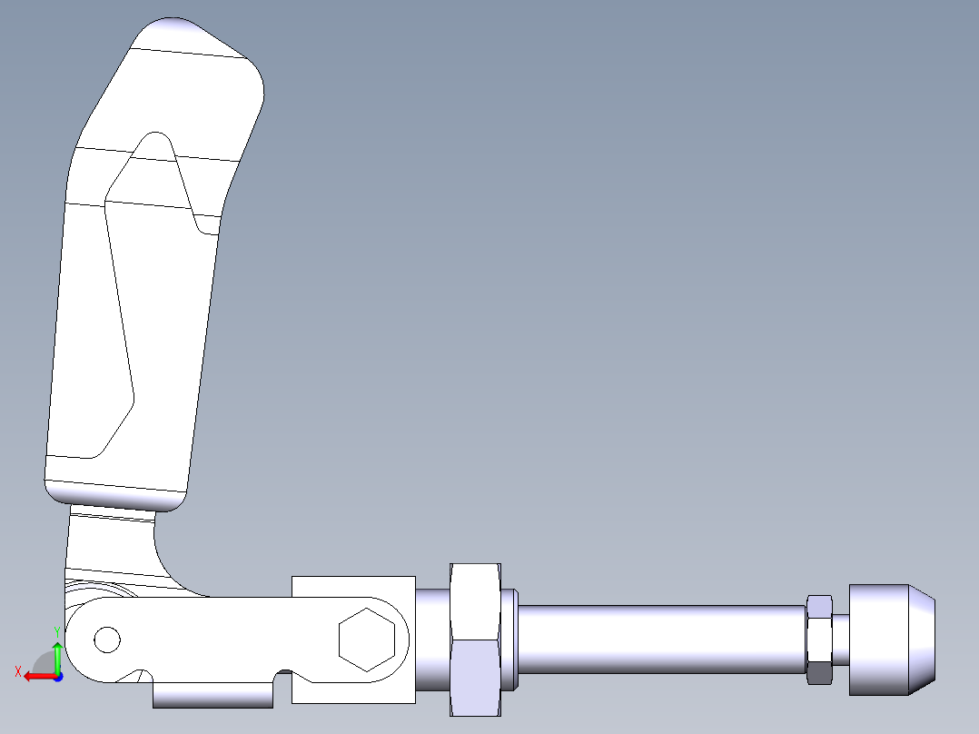 德克斯TUNKERS气缸数模T6-24后视图