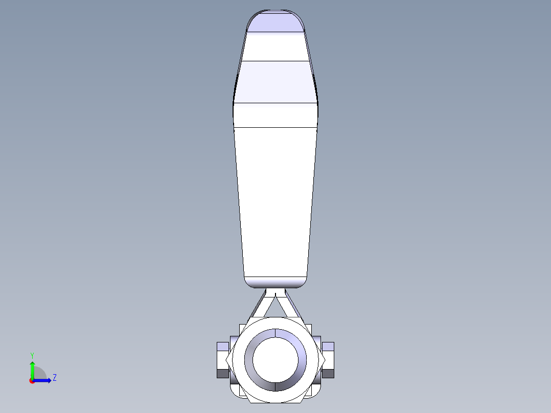 德克斯TUNKERS气缸数模T6-24左视图