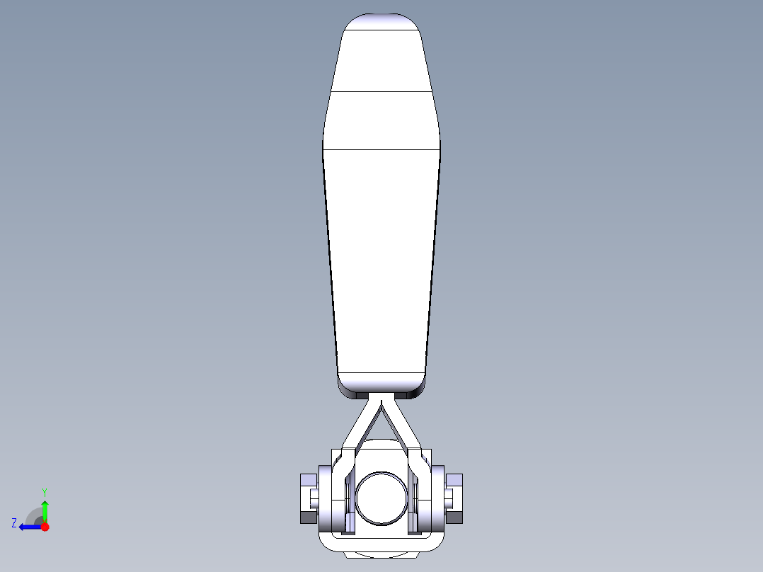 德克斯TUNKERS气缸数模T6-24右视图