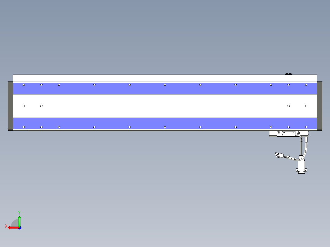 威洛博VL系列直线电机模组-VL14S1-S700后视图