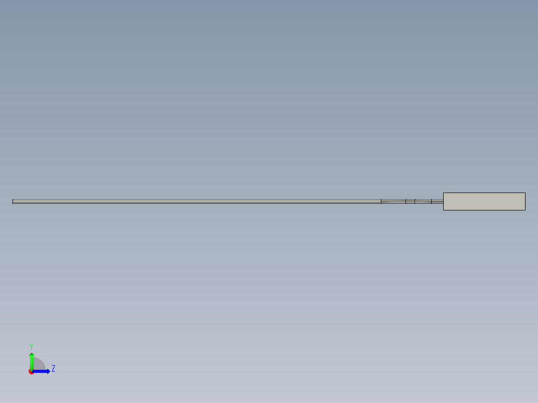 基恩士FU-38_kc图纸模型左视图